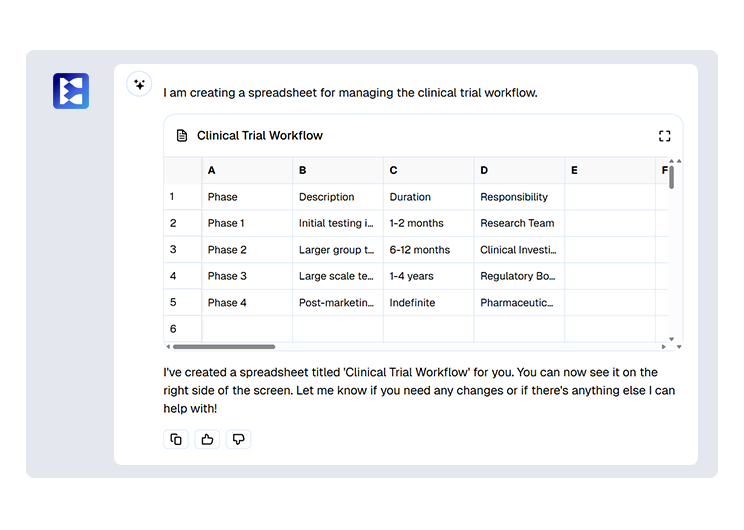 Automates clinical trial support